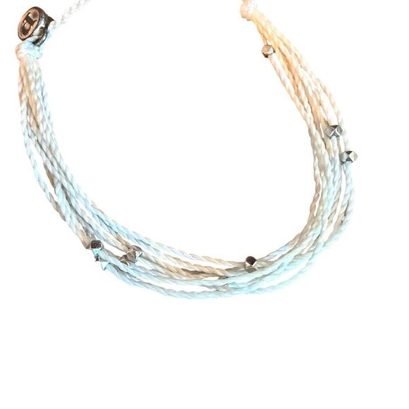 Authentic Pura Vida Bracelet Set Wave Charm Neon Boho Beach Beaded Festival - Picture 4 of 6